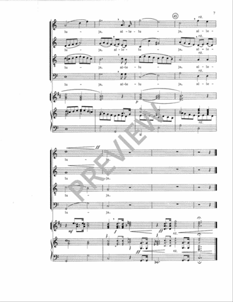 Ye Sons and Daughters - SATB edition 4-Part scores gallery preview page 8