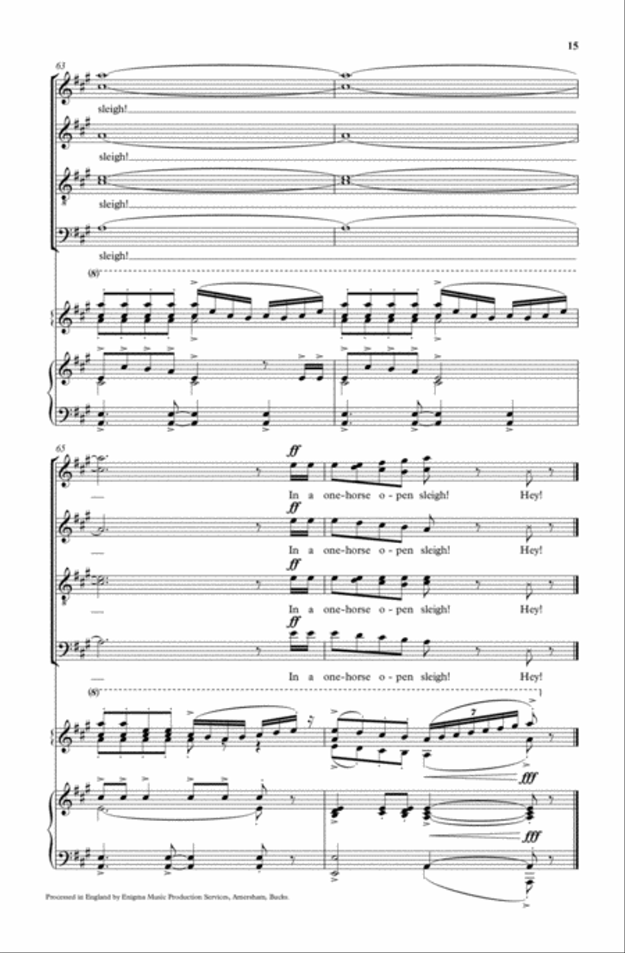 Jingle, Bells Jingle, Bells 4-Part scores gallery preview page 5