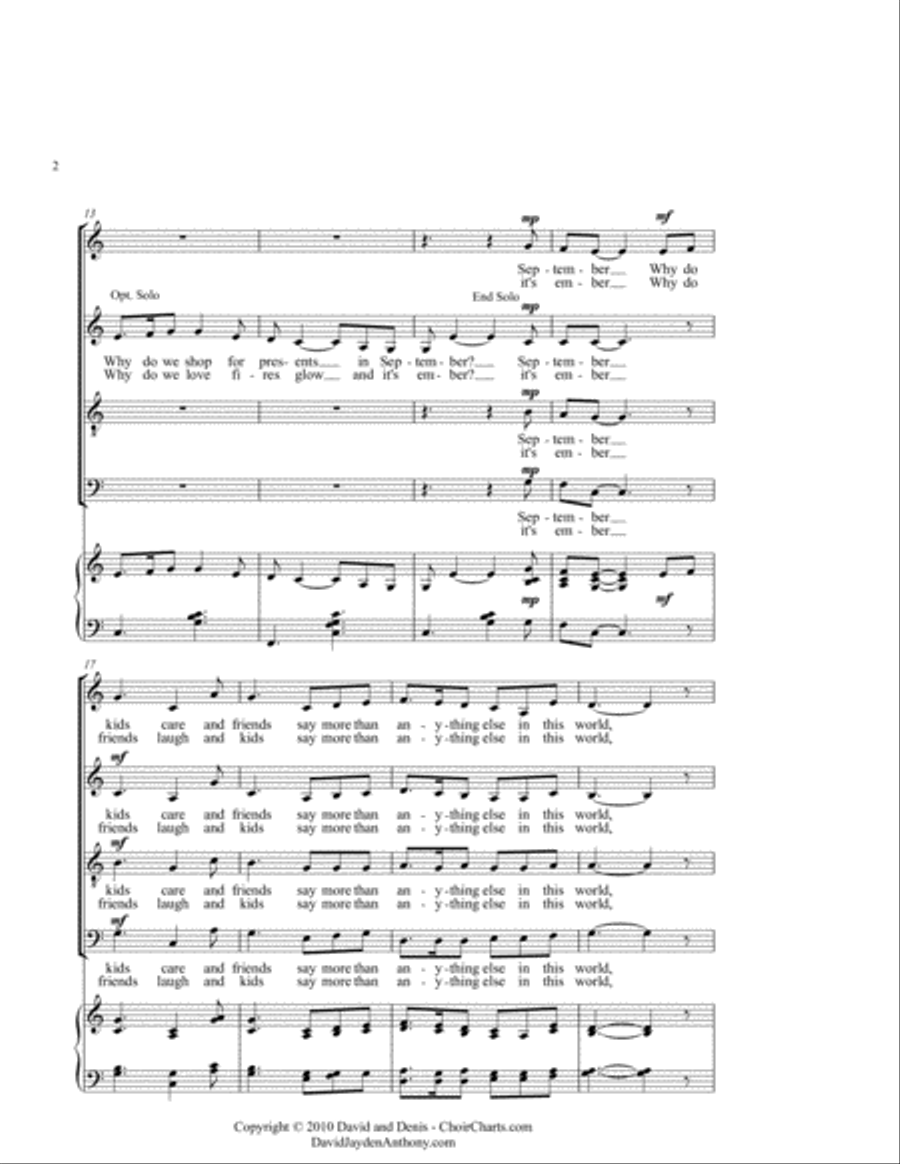 A Christmas Carol 4-Part scores gallery preview page 2