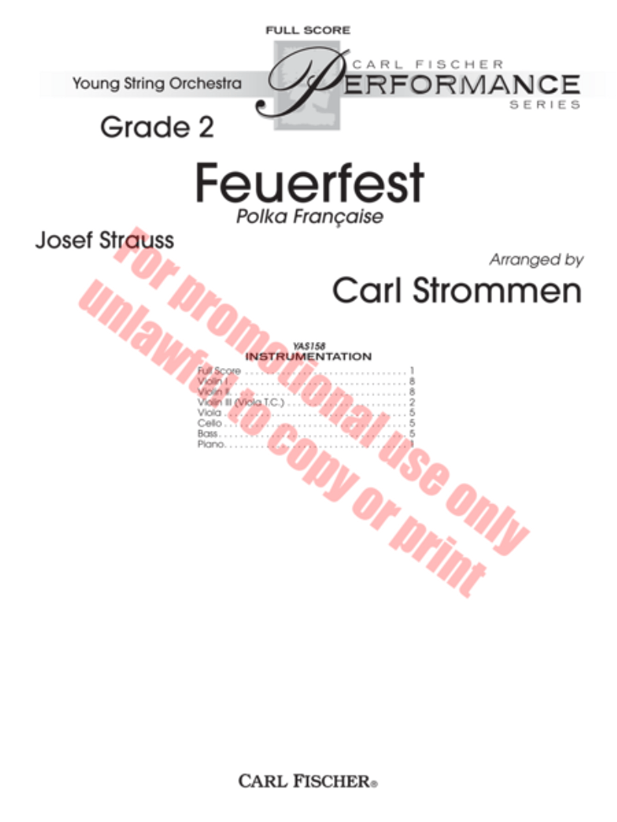 Feuerfest Feuerfest String Orchestra scores gallery preview page 2
