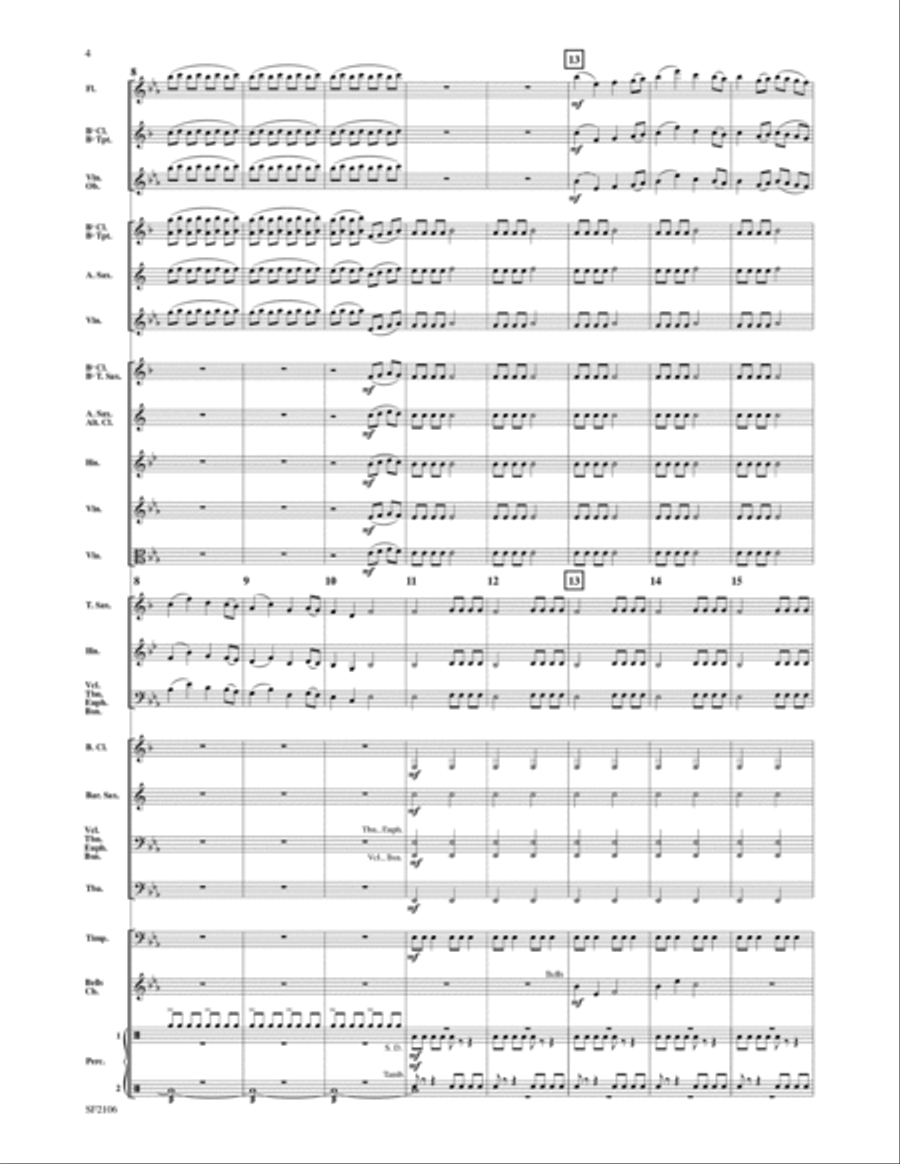 Heatherwood Portrait - Full Score Concert Band scores gallery preview page 4
