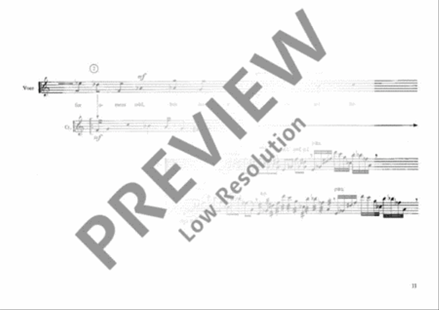 Three Poems for Ann Day Flute scores gallery preview page 12
