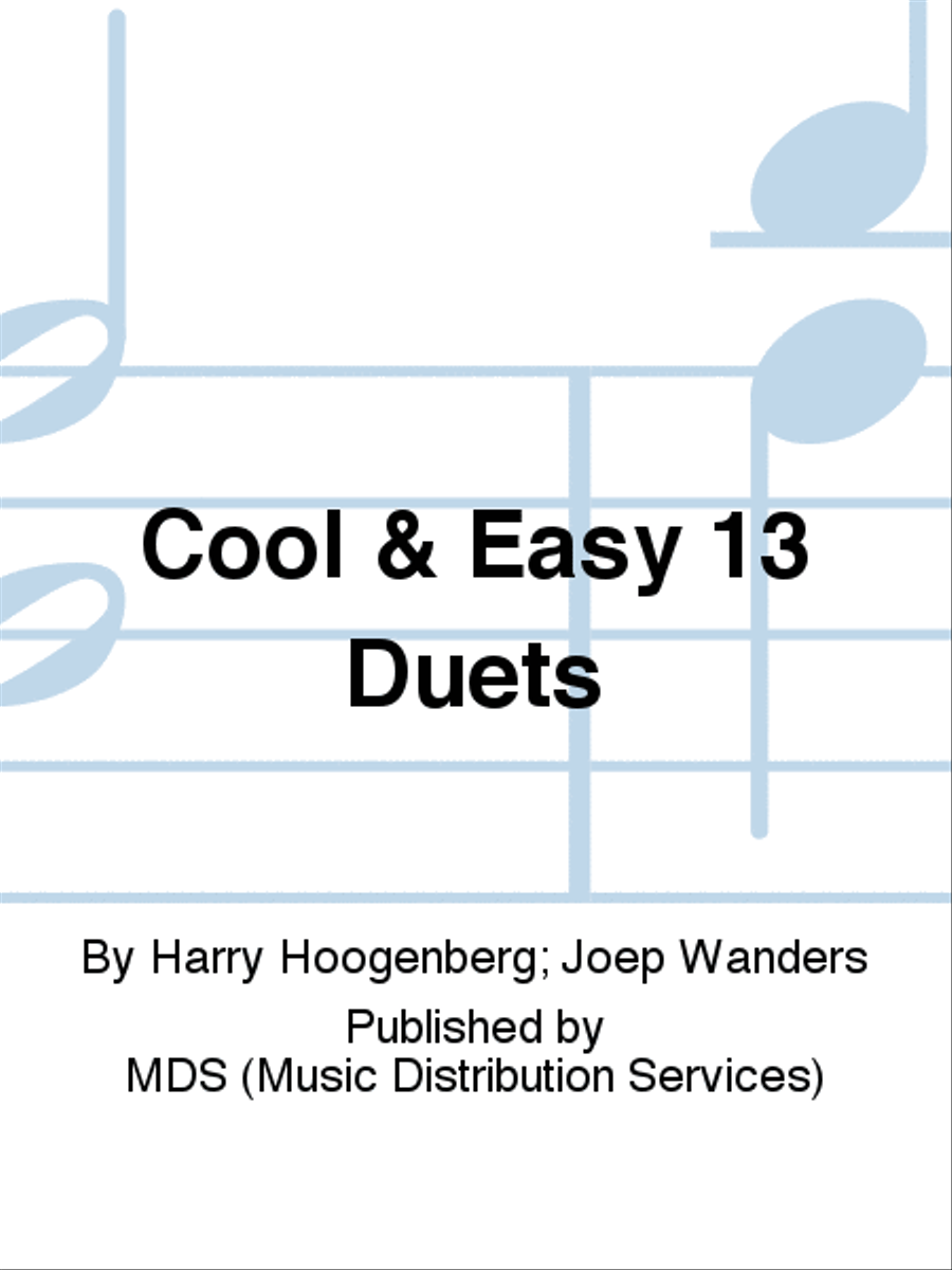 COOL & EASY 13 DUETS Clarinet scores gallery preview page 1