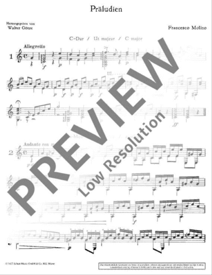 Preludes Classical Guitar scores gallery preview page 3