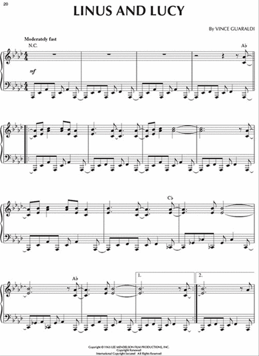 A Charlie Brown Christmas™ Piano Solo scores gallery preview page 4