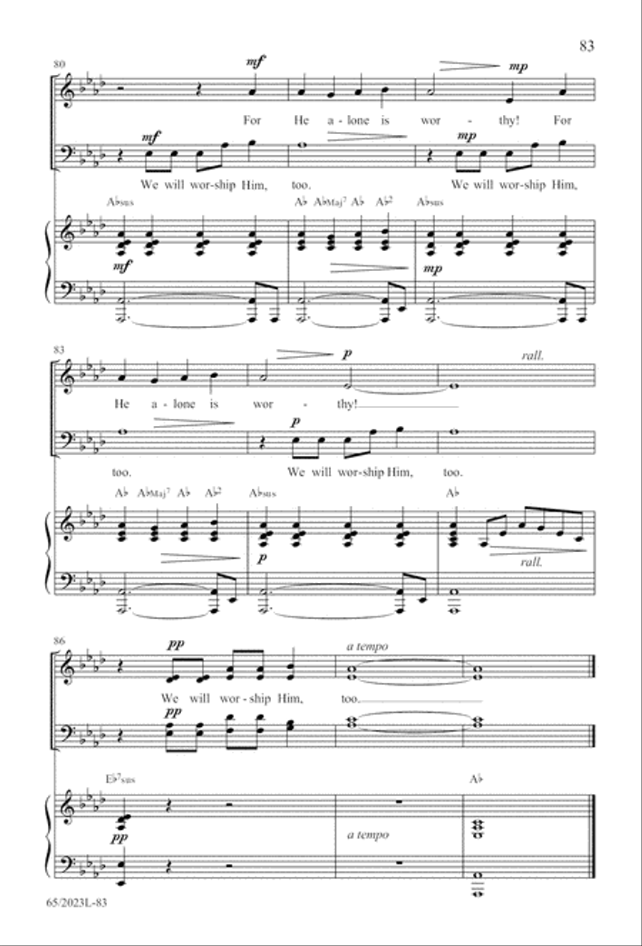 Child of Hope Child of Hope 4-Part scores gallery preview page 84
