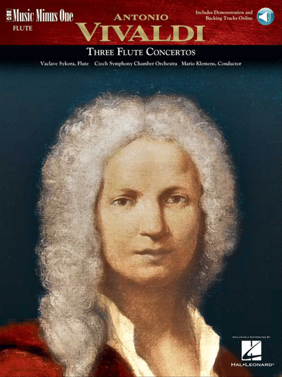 Vivaldi Flute Concerti in D Major (RV429); G Major (RV435); A Minor (RV440) Flute Solo scores gallery preview page 1