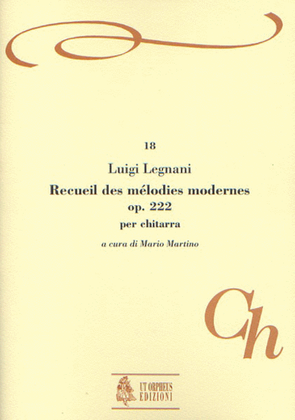 Book cover for Recueil des Mélodies modernes Op. 222 for Guitar