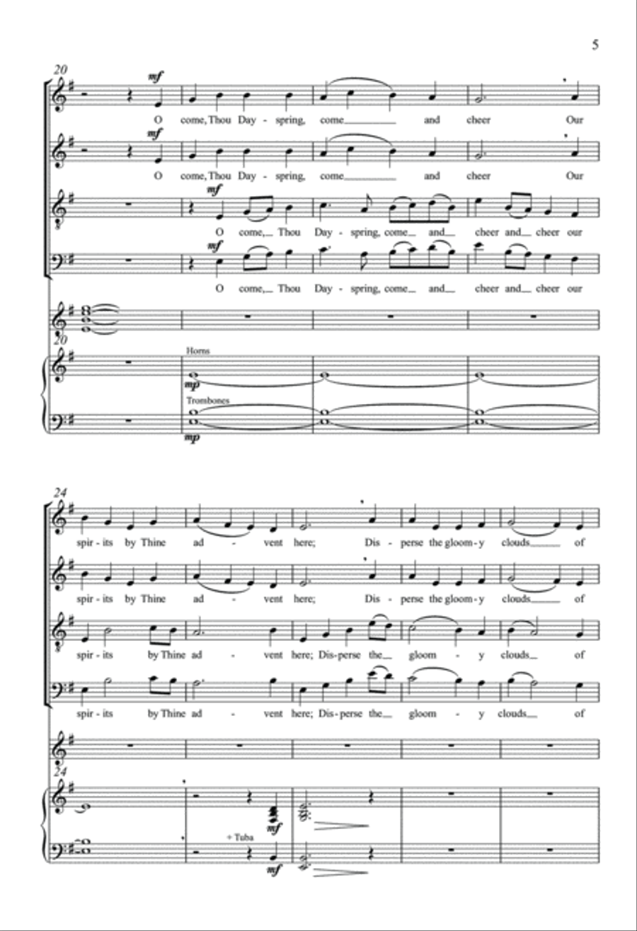 O Come, O Come, Emmanuel O Come, O Come, Emmanuel 4-Part scores gallery preview page 3