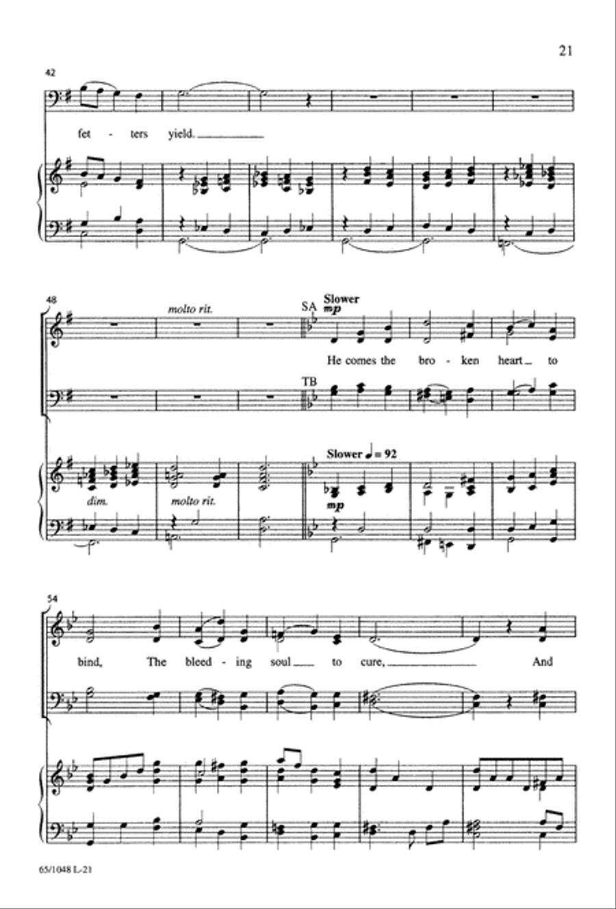 The Light of the World The Light of the World 4-Part scores gallery preview page 23