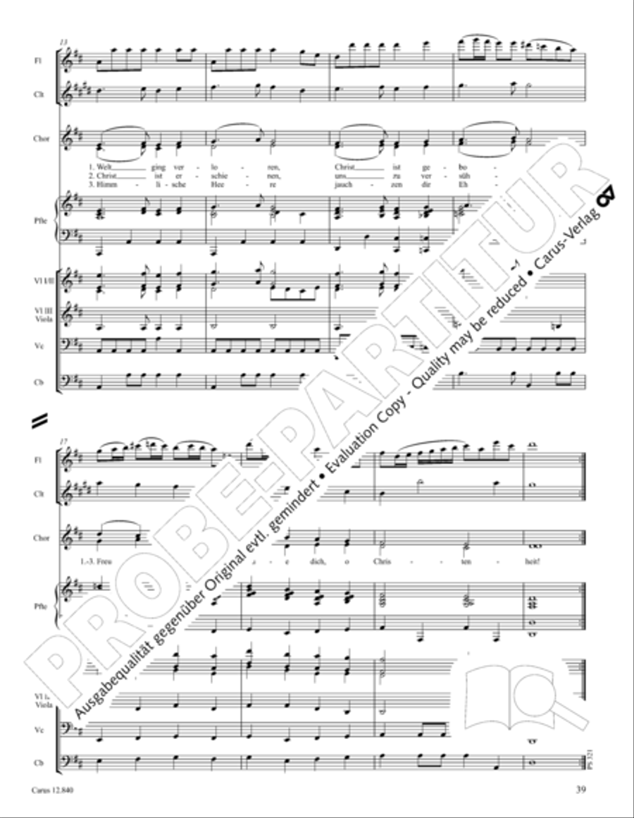Ochs und Esel wissen mehr Orchestra scores gallery preview page 39
