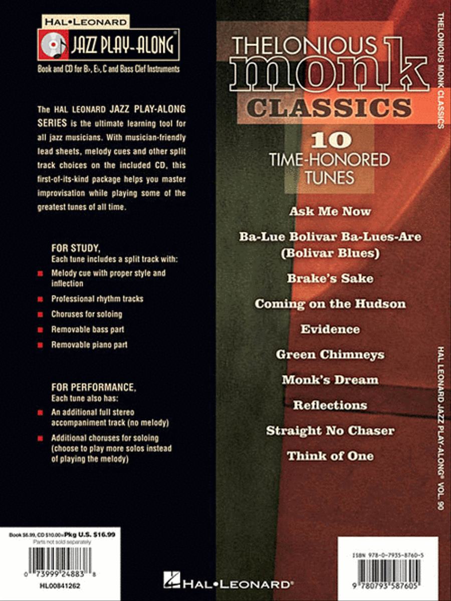Thelonious Monk Classics C Instrument scores gallery preview page 2
