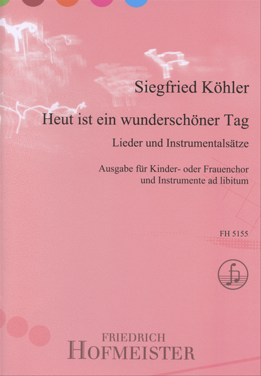 Heut ist ein wunderschöner Tag. Score scores gallery preview page 1