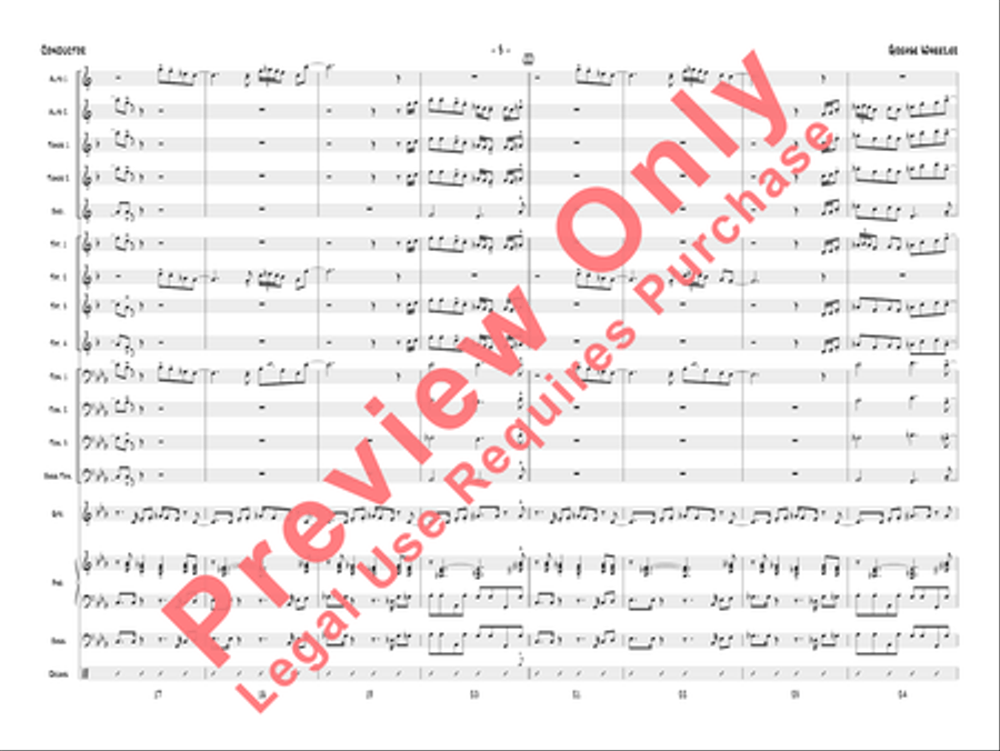 Grease Wheezer Jazz Ensemble scores gallery preview page 6