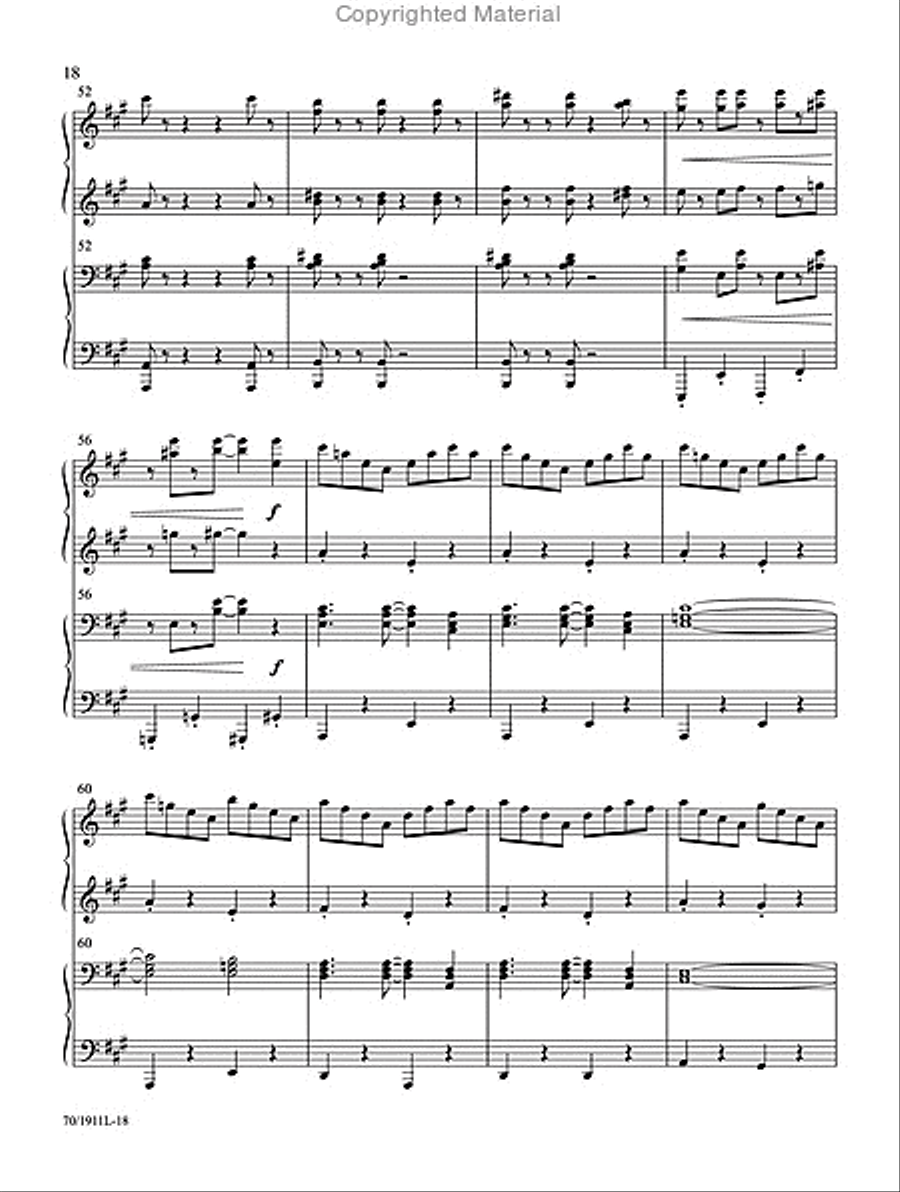 Give Me That Old-Time Religion Piano Duet scores gallery preview page 12