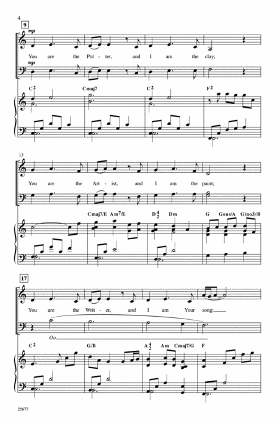Work of Art 4-Part scores gallery preview page 3