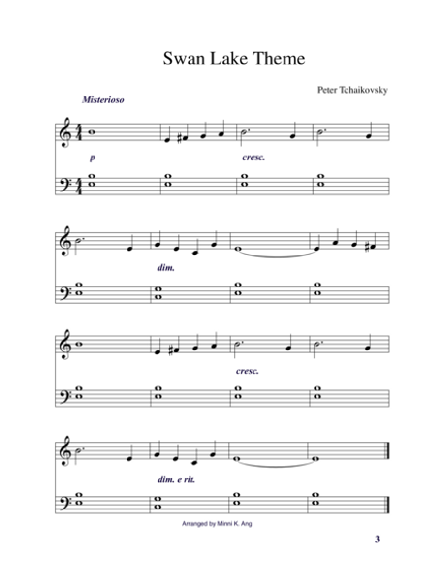 Classics from the Masters, for Beginner Pianists Easy Piano scores gallery preview page 4