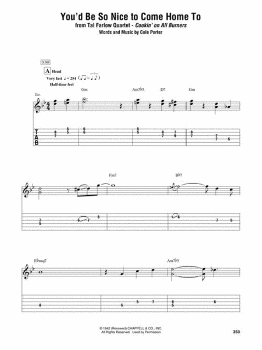 Jazz Guitar Omnibook Electric Guitar scores gallery preview page 6