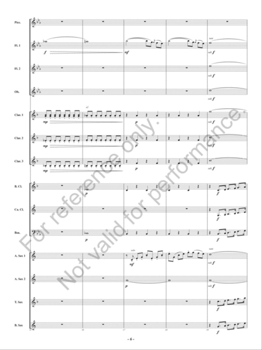 Prelude from The Barber of Seville by Gioachino Rossini Woodwind Ensemble - Sheet Music page 7