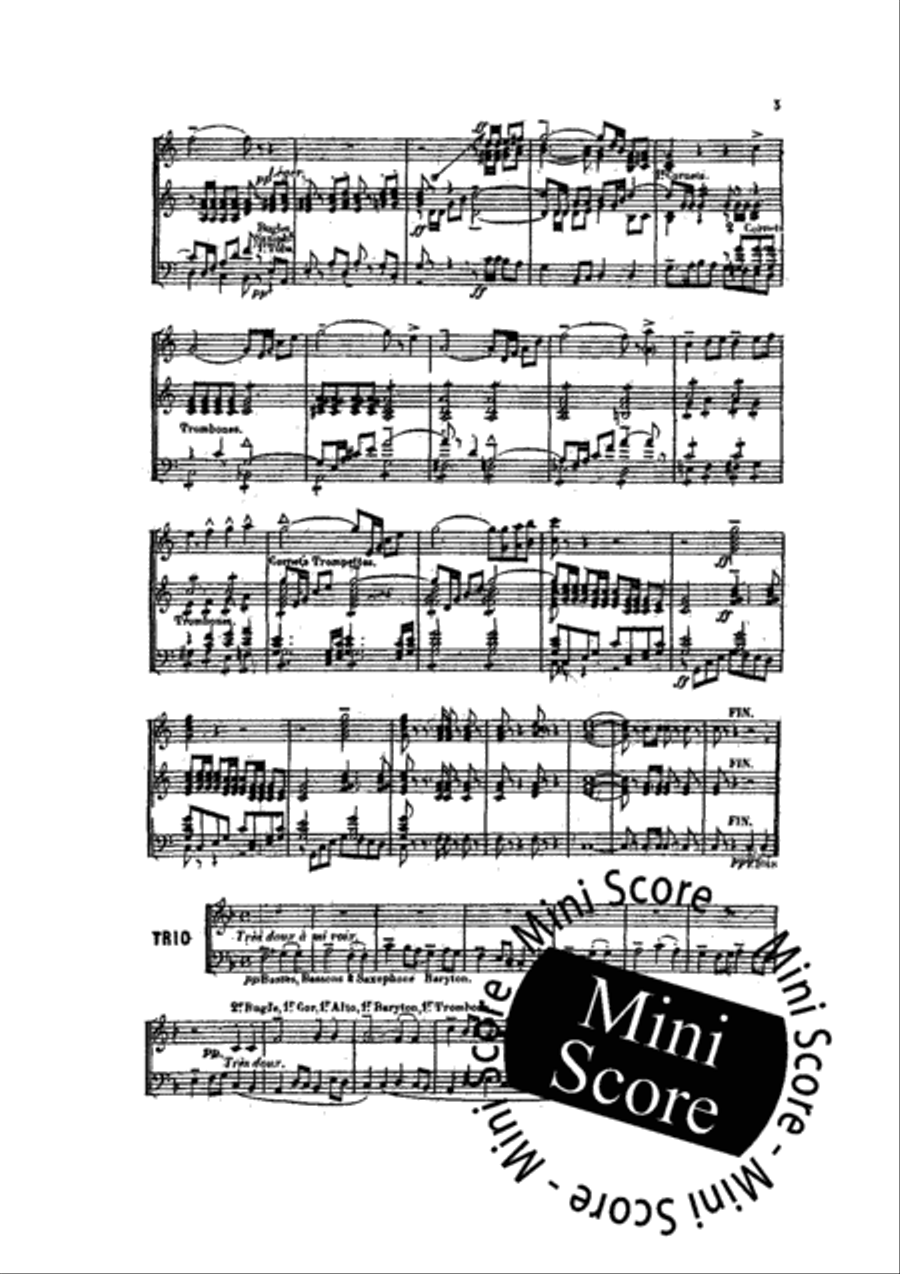 Marche Feriale Concert Band scores gallery preview page 5