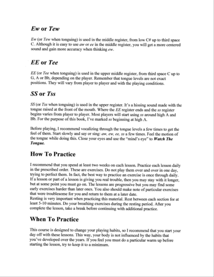 Tongue Level & Air Trumpet Solo scores gallery preview page 6