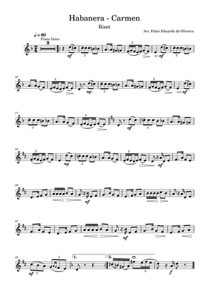 Habanera - Carmen (Bizet) - Easy Arrangement