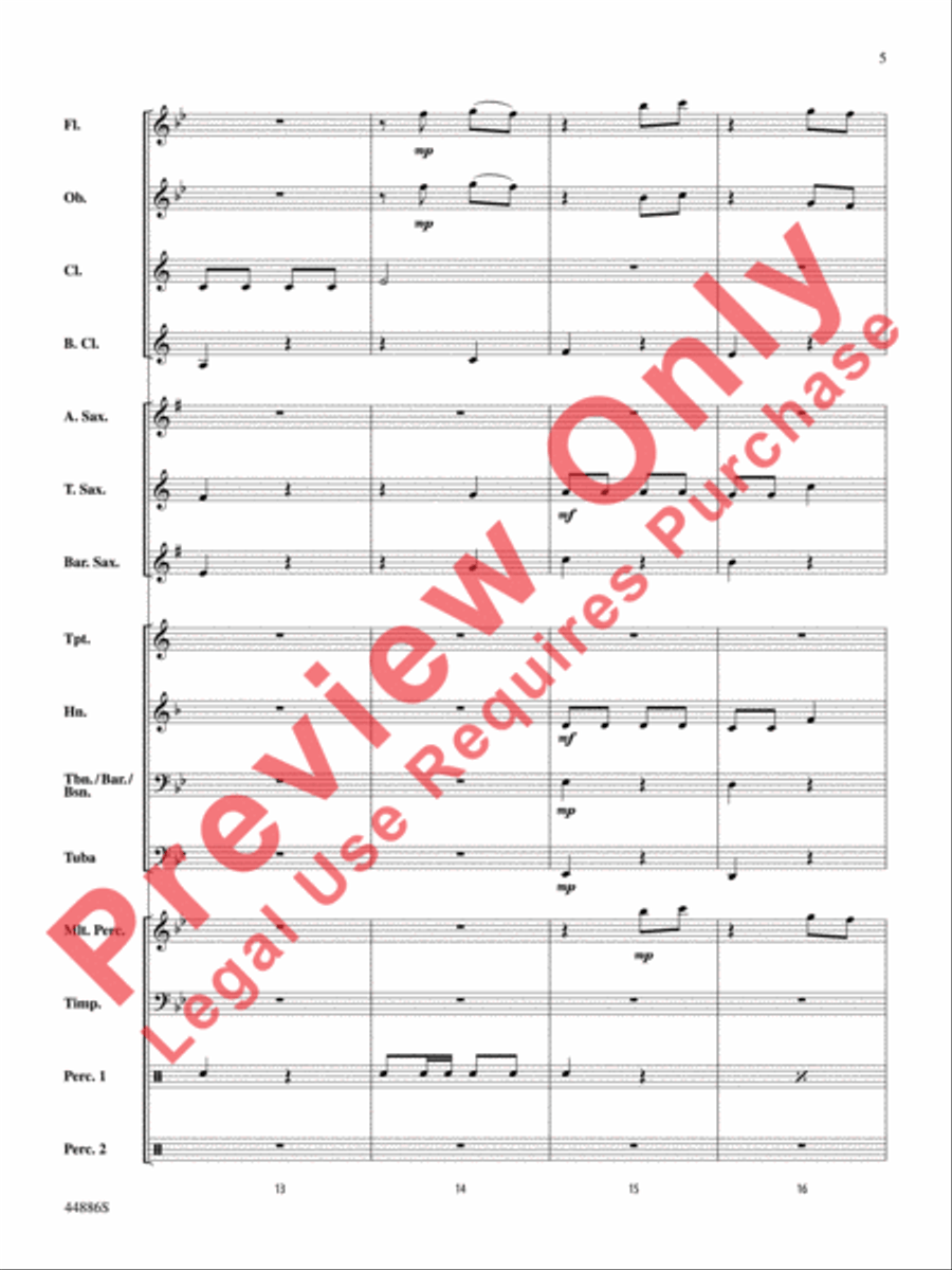 A Whole Lot of Christmas Concert Band scores gallery preview page 6