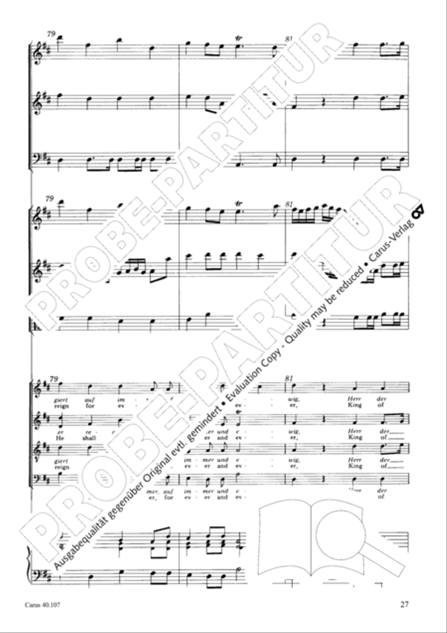 Halleluja (Jesus erschliesst uns die Schrift) 4-Part scores gallery preview page 28