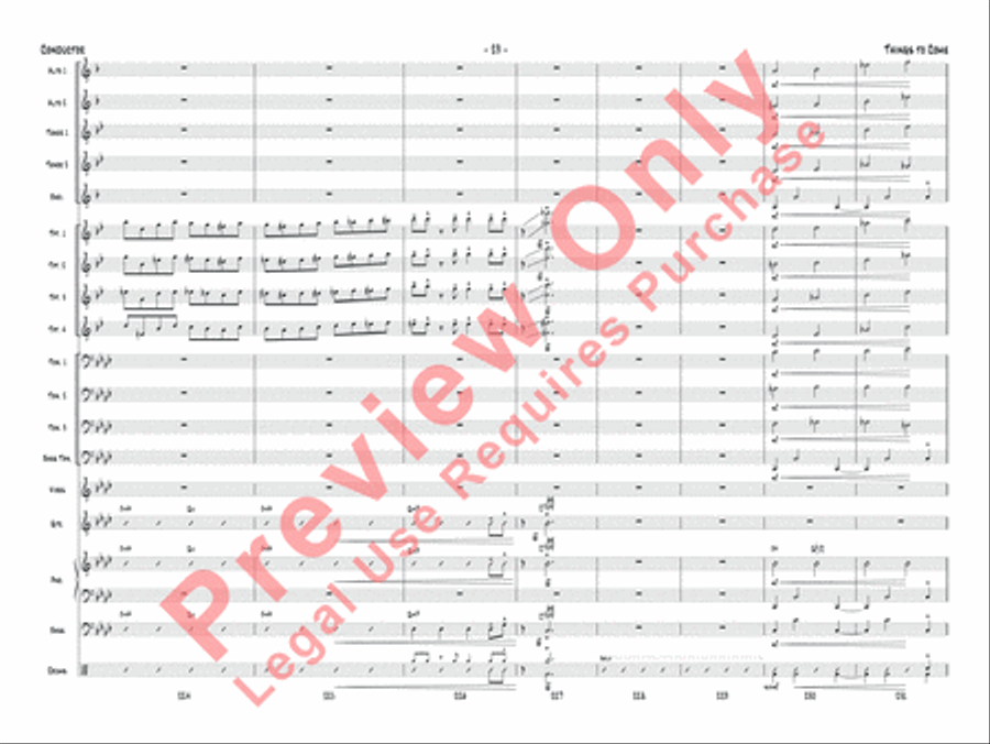 Things to Come Things to Come Jazz Ensemble scores gallery preview page 30