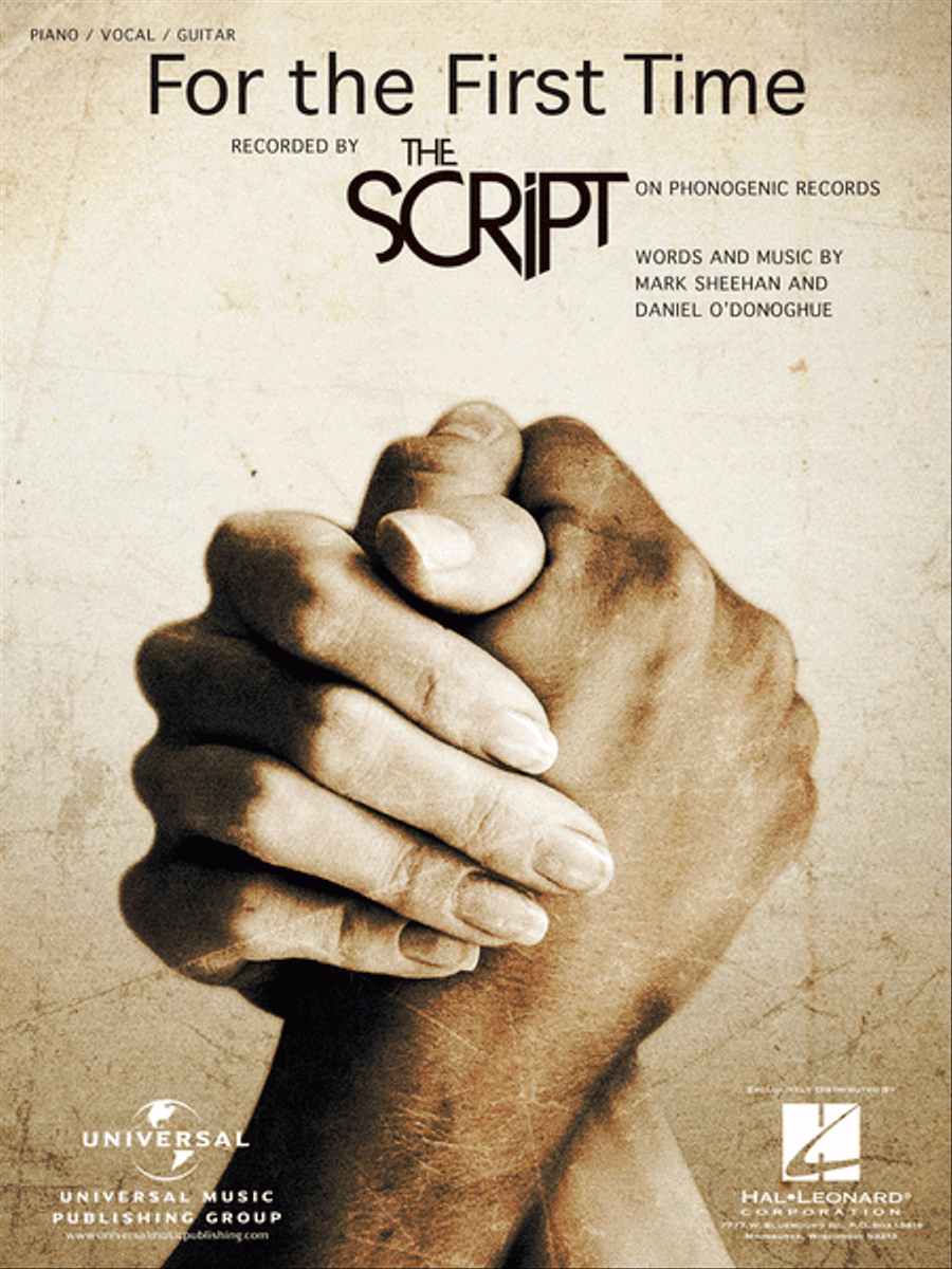 For the First Time Piano, Vocal, Guitar scores gallery preview page 1