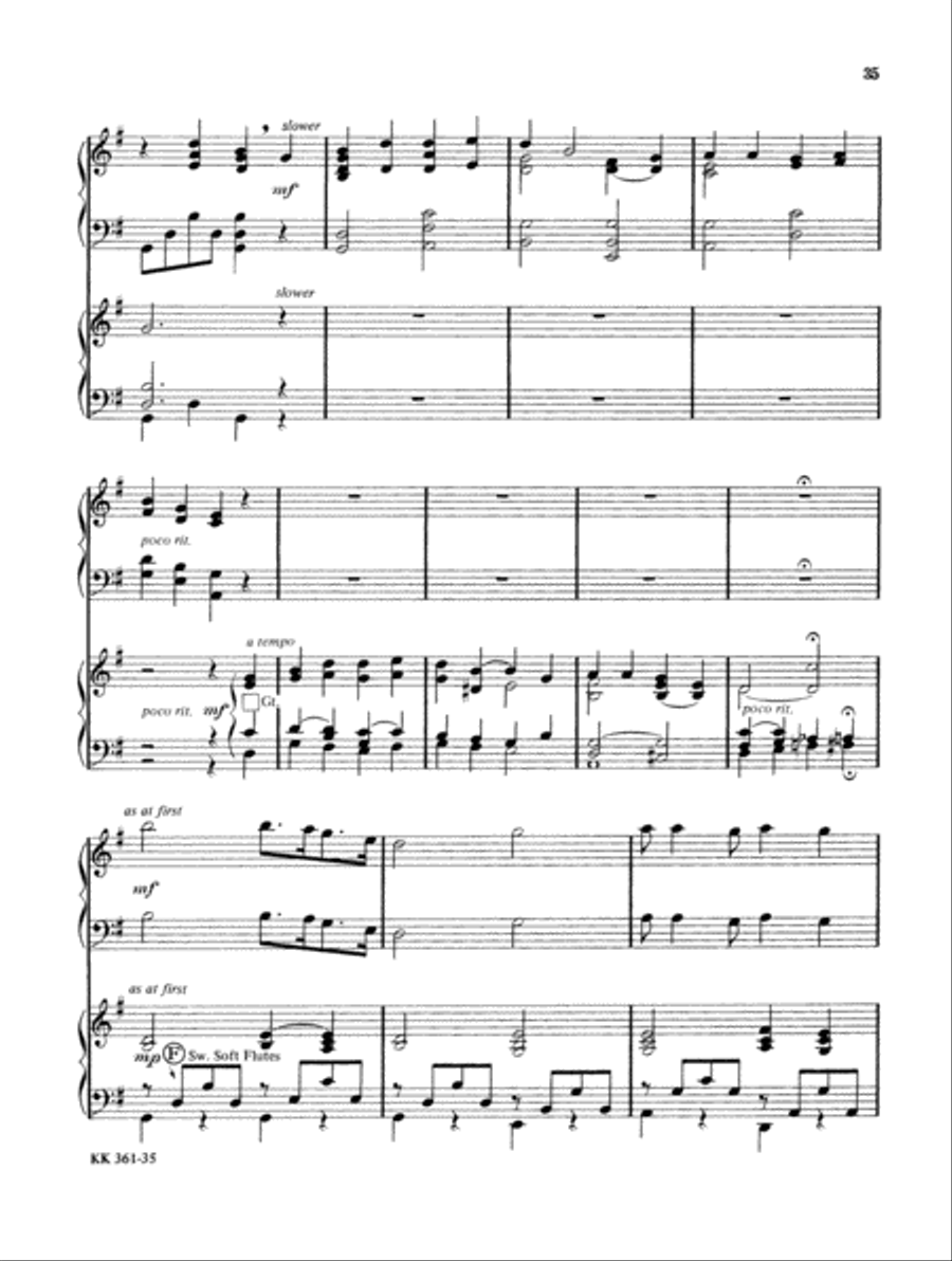 Festival Of Carols For Organ and Piano Vol 2 Organ scores gallery preview page 17