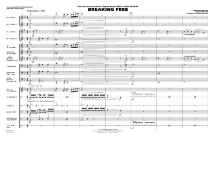 Breaking Free (from High School Musical) - Full Score