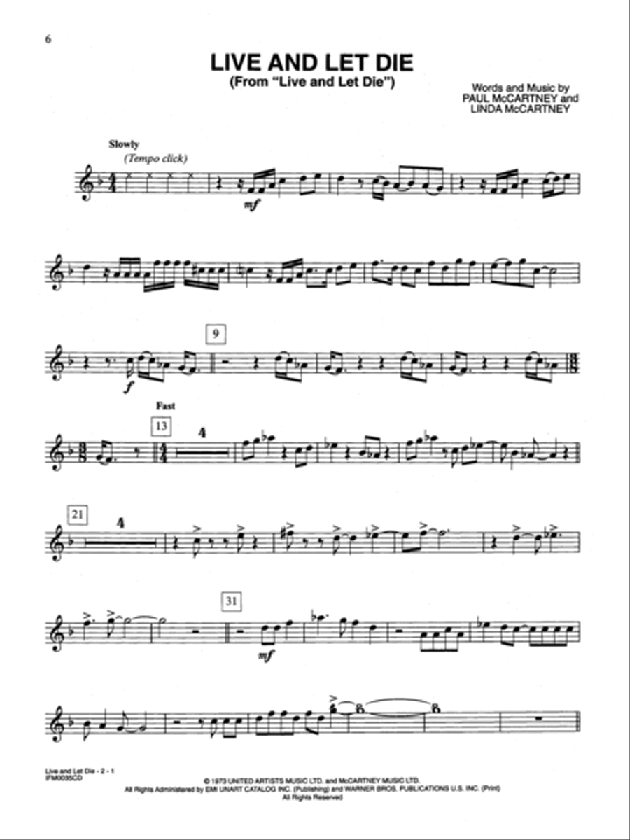 James Bond 007 Collection - Tenor Saxophone (Book/CD) Tenor Saxophone scores gallery preview page 3