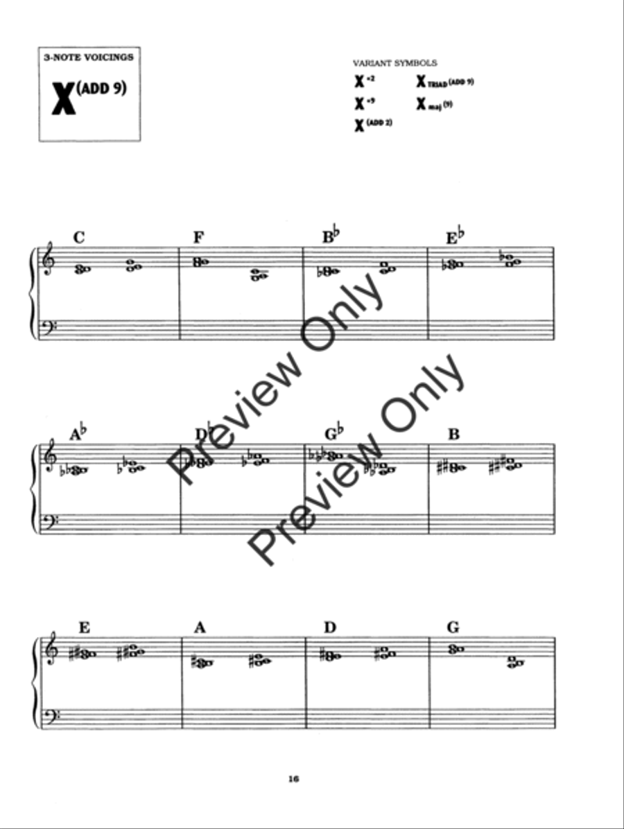 Chord Voicing Handbook, The Piano Method scores gallery preview page 19