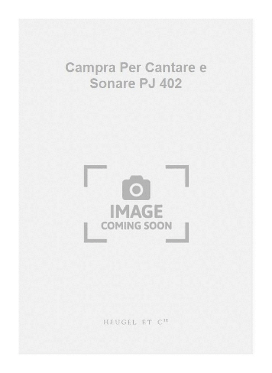 Campra Per Cantare e Sonare PJ 402 School and Community scores gallery preview page 1