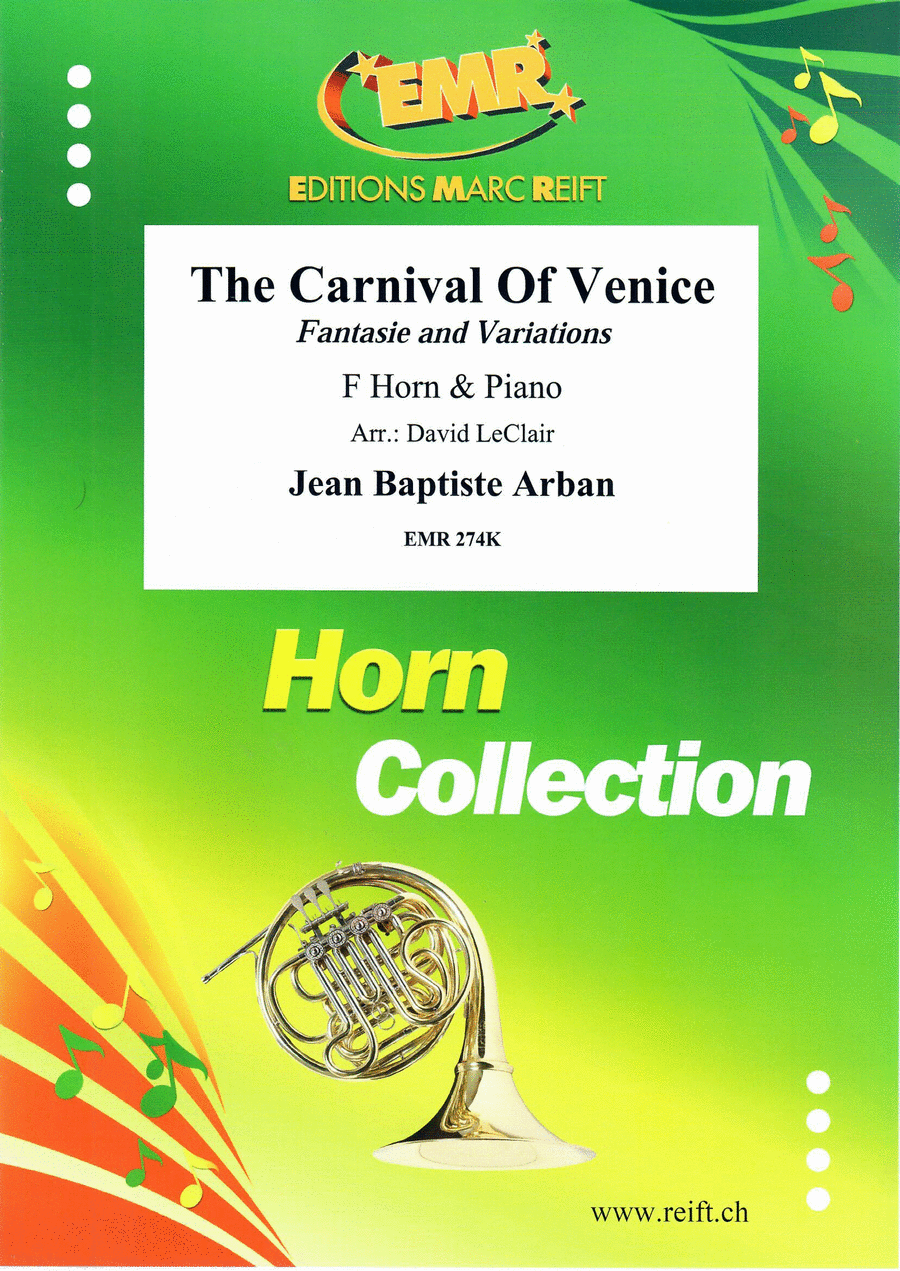 The Carnival of Venice The Carnival of Venice Horn scores gallery preview page 1