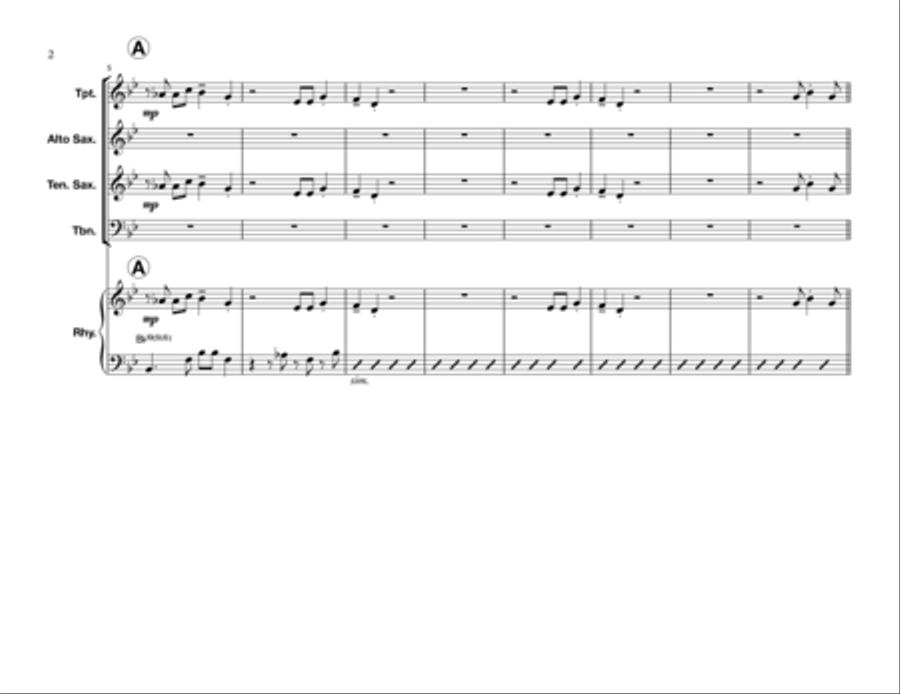 Black Jacket Jazz Ensemble scores gallery preview page 2