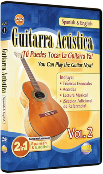 Guitarra Acustica Vol. 2 DVD, Spanish and English