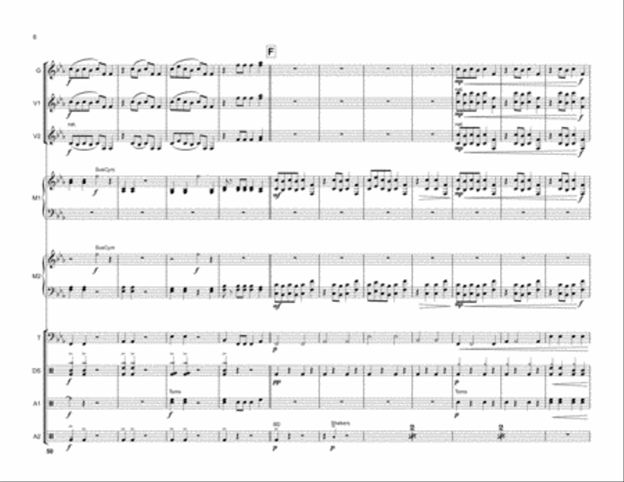 Radioactive Percussion Ensemble scores gallery preview page 6