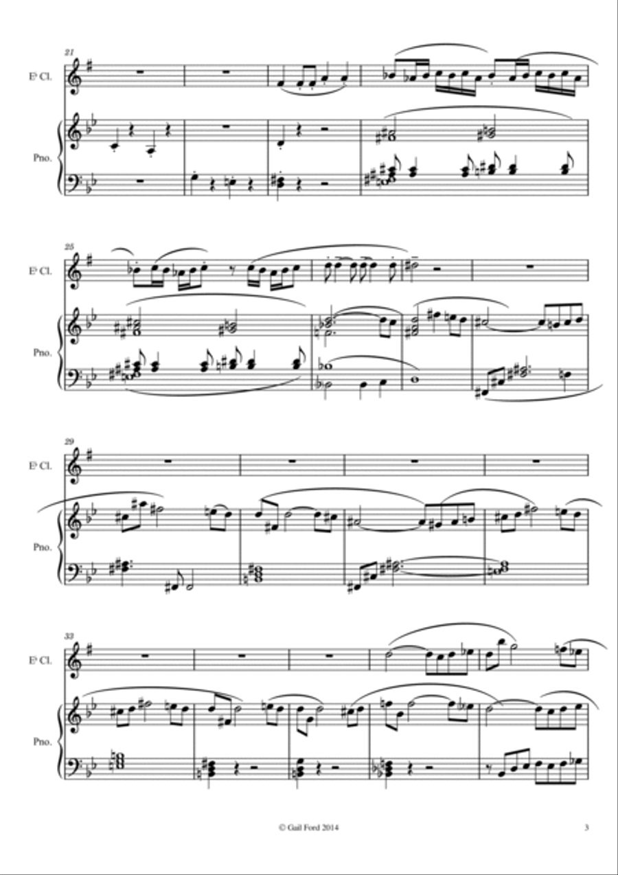 Alison's Wonderland Woodwind Duet scores gallery preview page 5