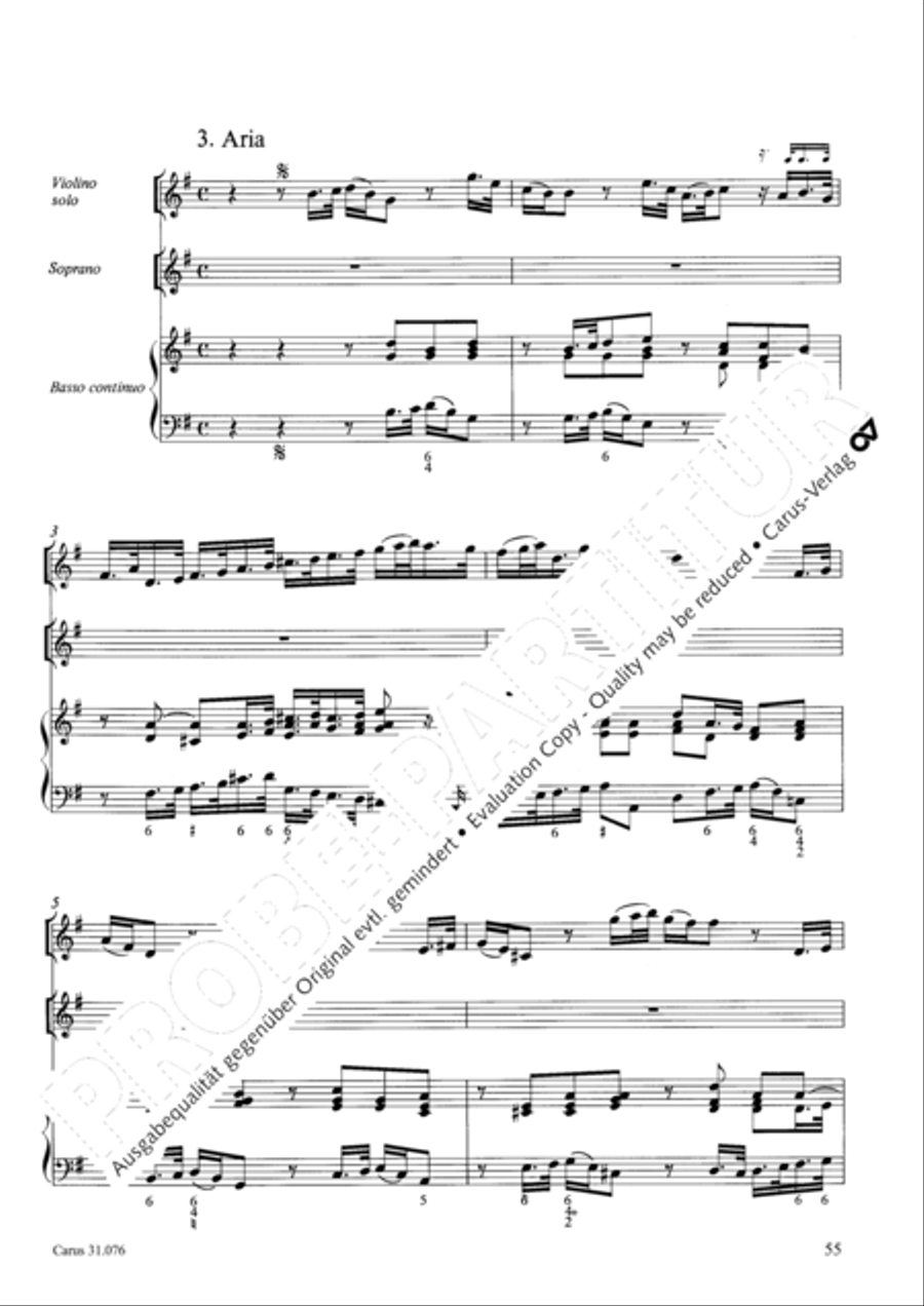 The heavens are telling the Father's glory (Die Himmel erzahlen die Ehre Gottes) 4-Part scores gallery preview page 56