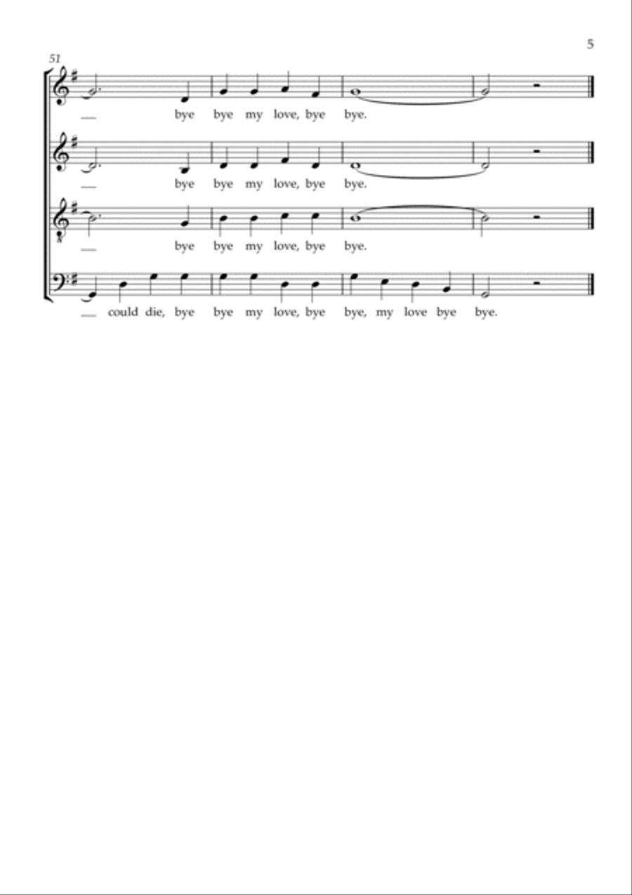 Bye Bye Love Bye Bye Love 4-Part scores gallery preview page 5