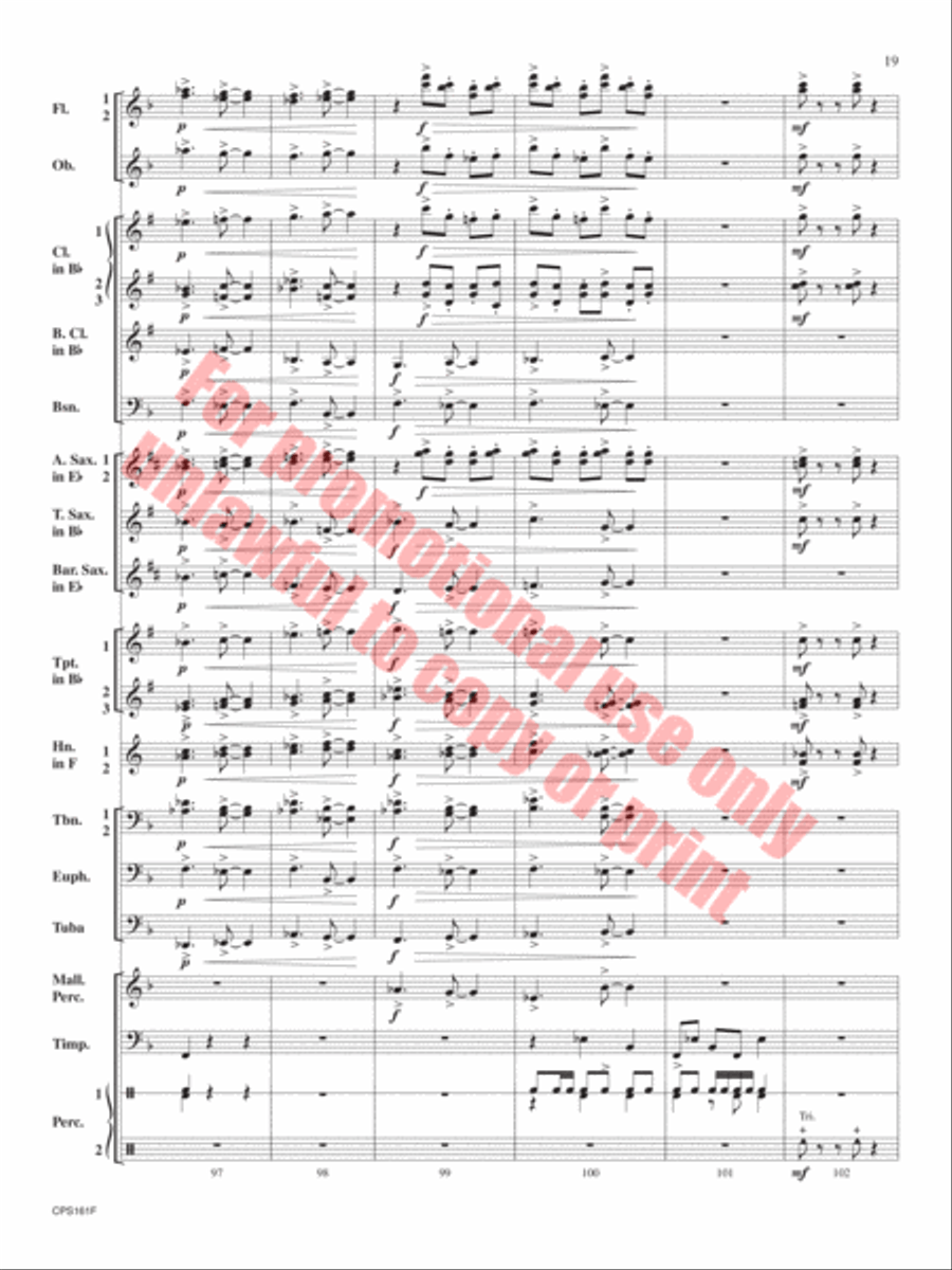 Thrive Concert Band scores gallery preview page 20