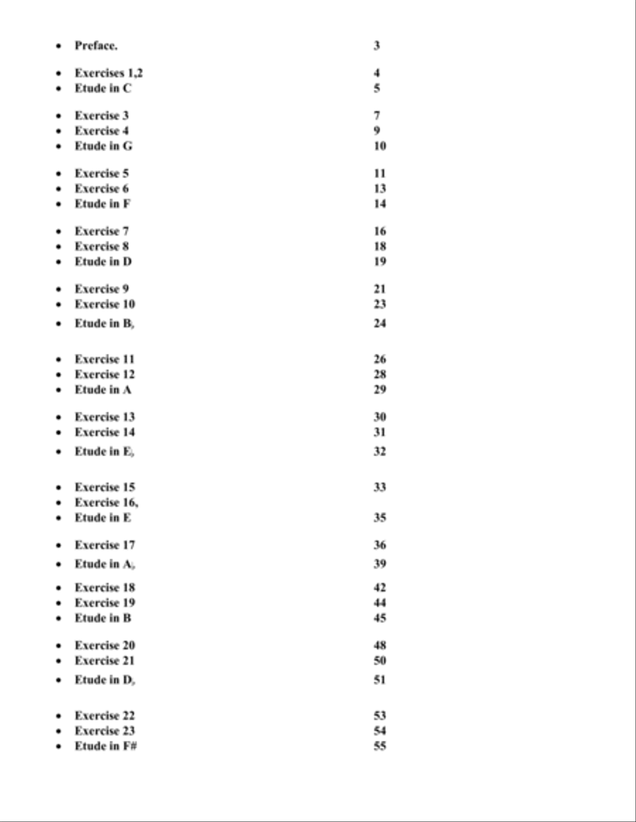 Jazz Piano Etudes and Exercises