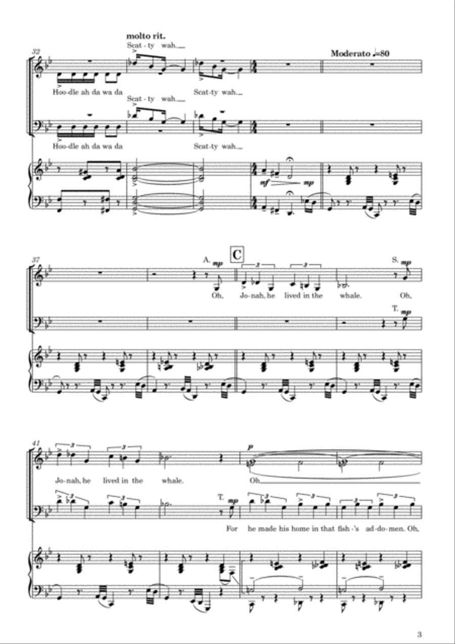 It Ain't Necessarily So from PORGY AND BESS 4-Part scores gallery preview page 3