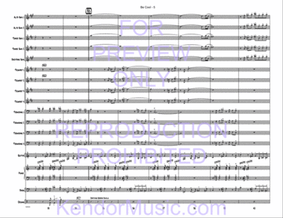 Be Cool Jazz Ensemble scores gallery preview page 7