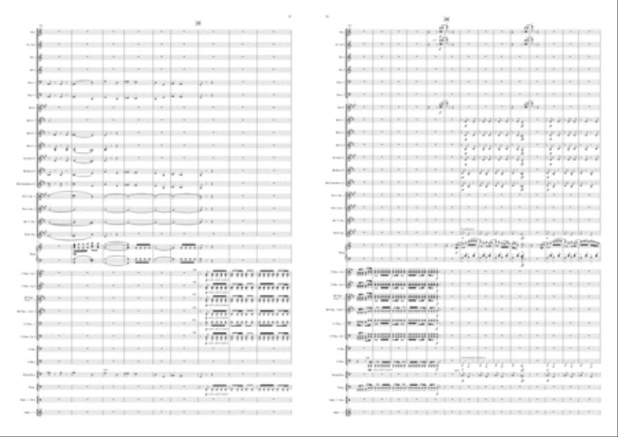 Concerto In C For Piano And Symphonic Wind Orch. Concert Band scores gallery preview page 15