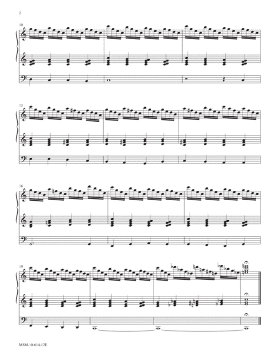 St. Theodulph/Valet will ich dir geben Organ scores gallery preview page 2
