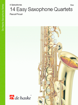 Book cover for 14 Easy Saxophone Quartets