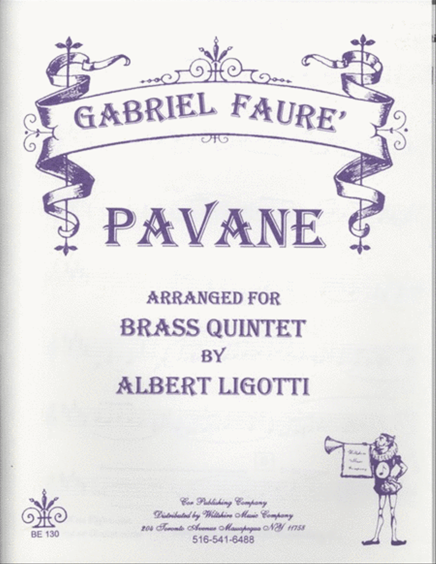 Pavanne (Alfred Ligotti) Pavanne (Alfred Ligotti) Brass Quintet scores gallery preview page 1